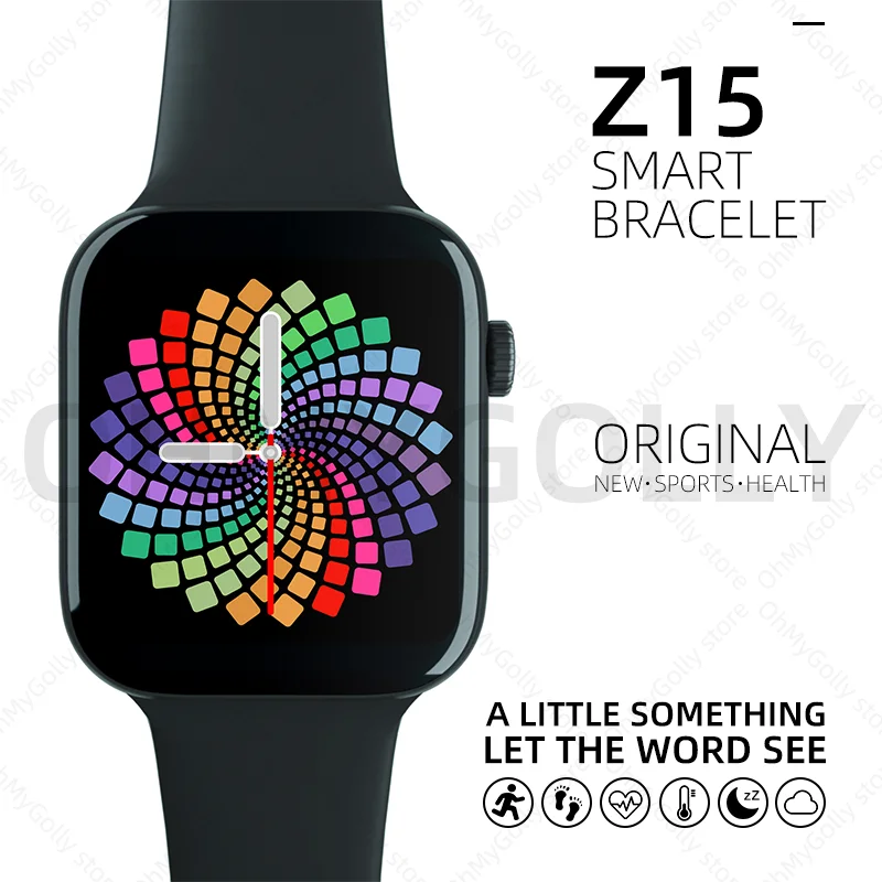 Z15 Smartwatch Serie 6 Iwo Smart Horloge Mannen Vrouwen Ecg Hartslagmeter  Sport Activiteit Tracker Relogio Ios Iwo 12 amazfit X6 X7|Smart Watches| -  AliExpress