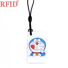 UID S50 1K 13,56 Mhz мультфильм водонепроницаемый падение клей брелок Сменные IC RFID карты дубликат клон значок цепочки для ключей, бирки 1