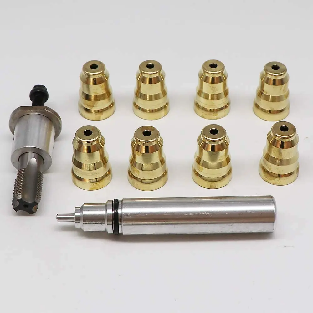 US $102.99 Fuel Injector Sleeve Cup Removal Tool Install Kit With Injector ORing For 19942003 73L Ford Powerstroke Navistar T444E