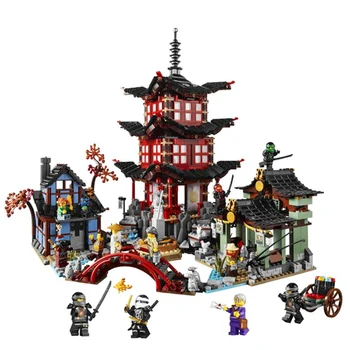 

2017 Ninja Temple 737+pcs DIY Building Block Sets Educational Toys for Children Compatible lepining Ninjagoes