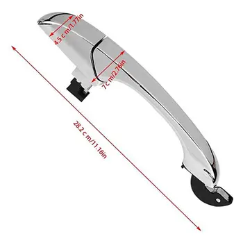 

Chrome Outer Exterior Door Handle For Chrysler 300C 5065800AG 5065800AE