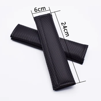 

Seat Belt Cover For Land Rover Range Rover discovery 2 3 4 5 freelander 2 1 LR2 LR3 Carbon Fiber Safety Belt Shoulder Sleeves
