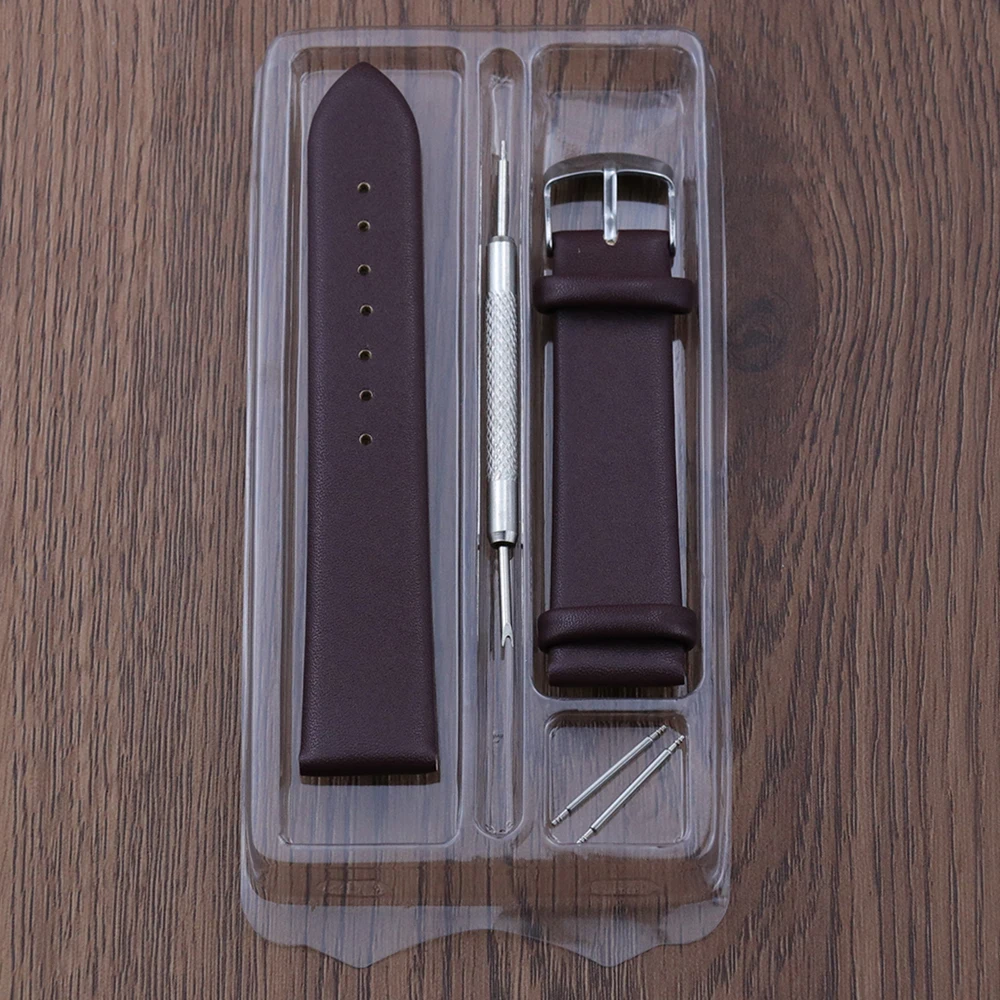 Premium Genuine Leather Watch Strap - Various Sizes Available - Wholesale Packaging Included