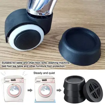 

4pcs Washing Machine Feet Pads Universal Mute Heighten Rubber Furniture For Washing Machine Protector Dryers Shock Proof