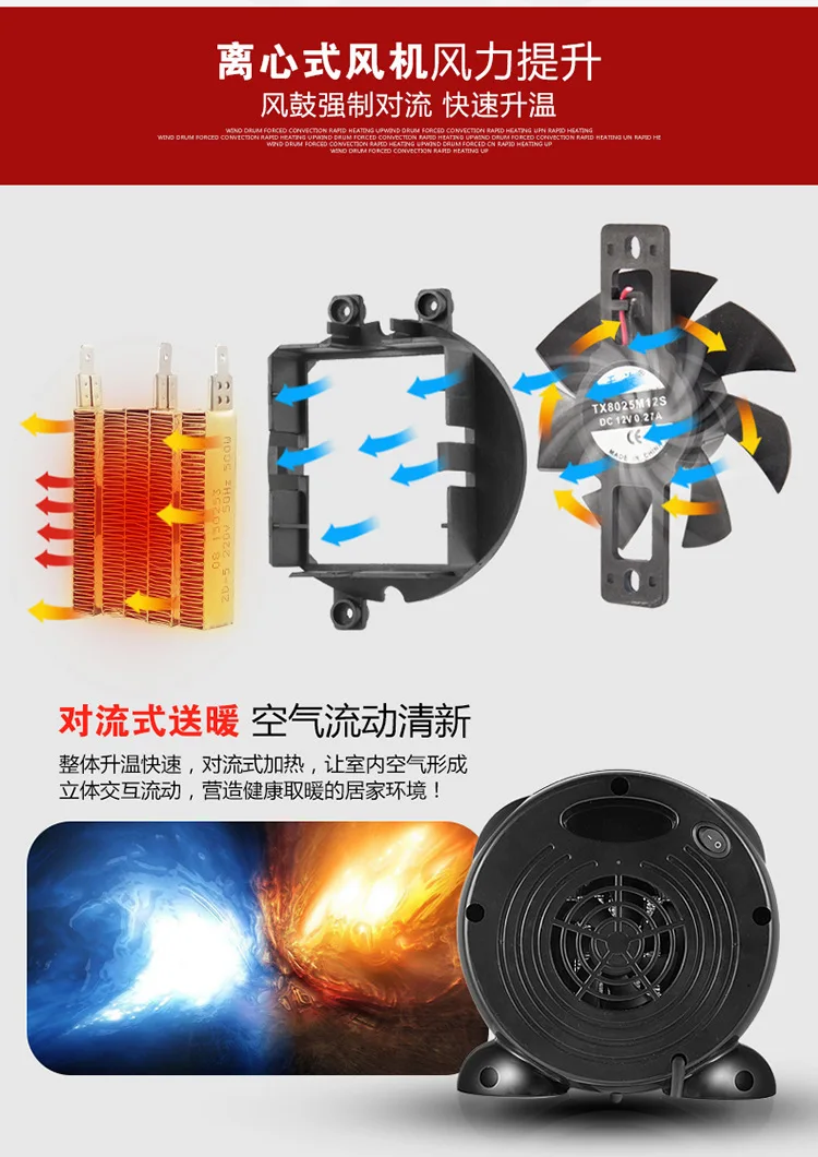 220VMini heater office desktop heater small household energy-saving hand warmer foot hot warm hand warmer office electric heater
