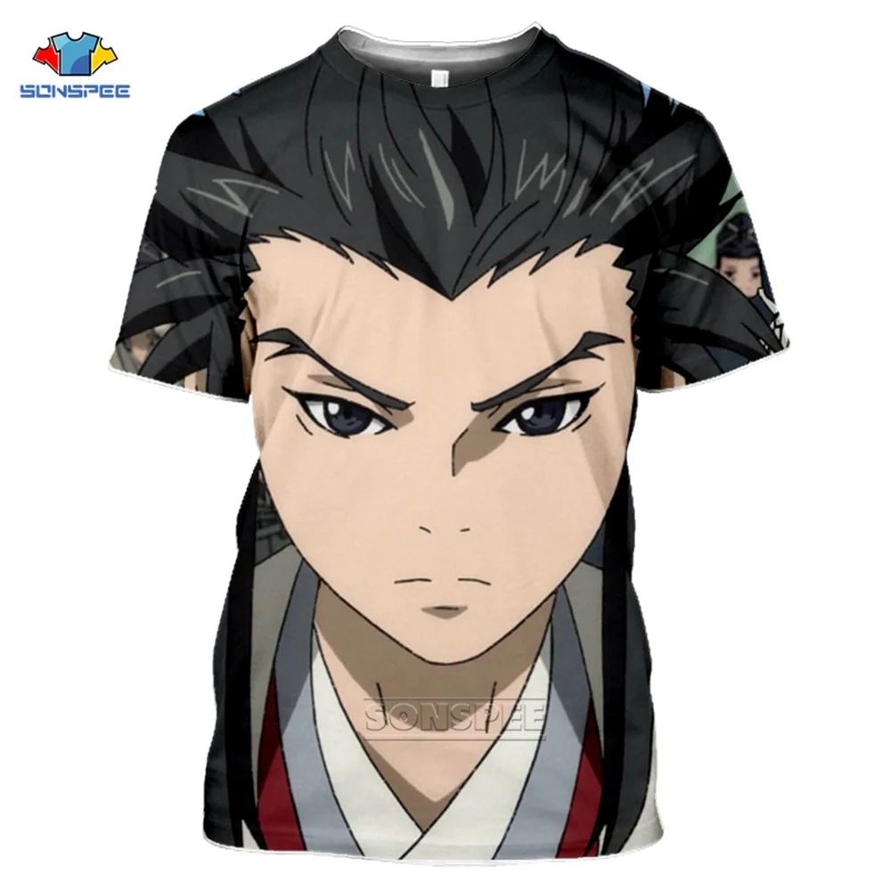 

SONSPEE Summer New Fashion Women Sweatshirt 3D Print Anime Dororo T Shirt Short Sleeve Top Tee Hip Hop Harajuku Pullover Men H95