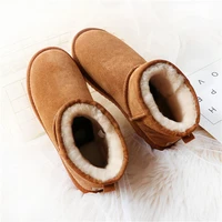 Snow Boots Women Waterproof Australia Winter Warm Shoes Non-slip Rubber Sole 100% Genuine Cowhide Leather Big Size Wholesale - Image 4