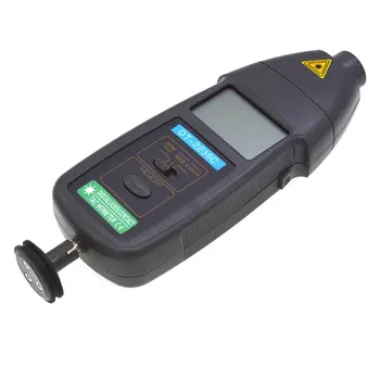 

DT2236C 2 in 1 Speed Detector Meter Laser RPM Tachometer LED Digital Optical Contact Tachometer Detector Meter