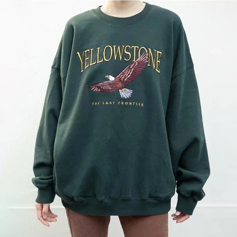 

UNUTH Girls Oversize Cotton Sweatshirts 2022 Spring-Autumn Fashion Ladies Elegant Pullovers Vintage Women Chic Sweatshirt Cute