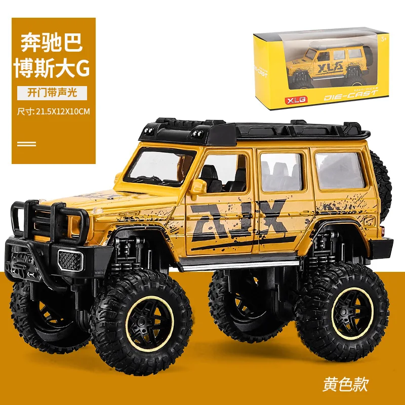 1:24 Высокая Имитация Ben Babos G63 g65 4x4 внедорожный автомобиль сплав модель автомобиля для детей Подарки