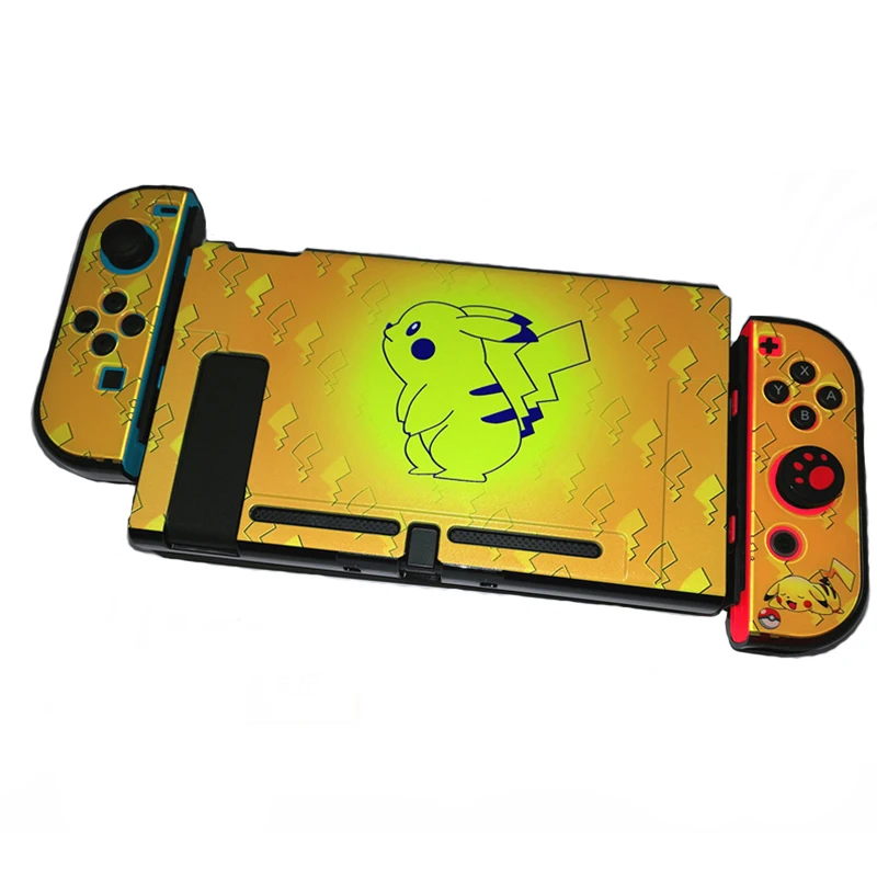 YX07020-108 Анти-отпечатков пальцев Nintendo Switch Жесткий Корпус чехол Марио Пикачу протектор чехол для Nintendoswitch перечисленные игровой консоли аксессуаров - Цвет: YX07020-108