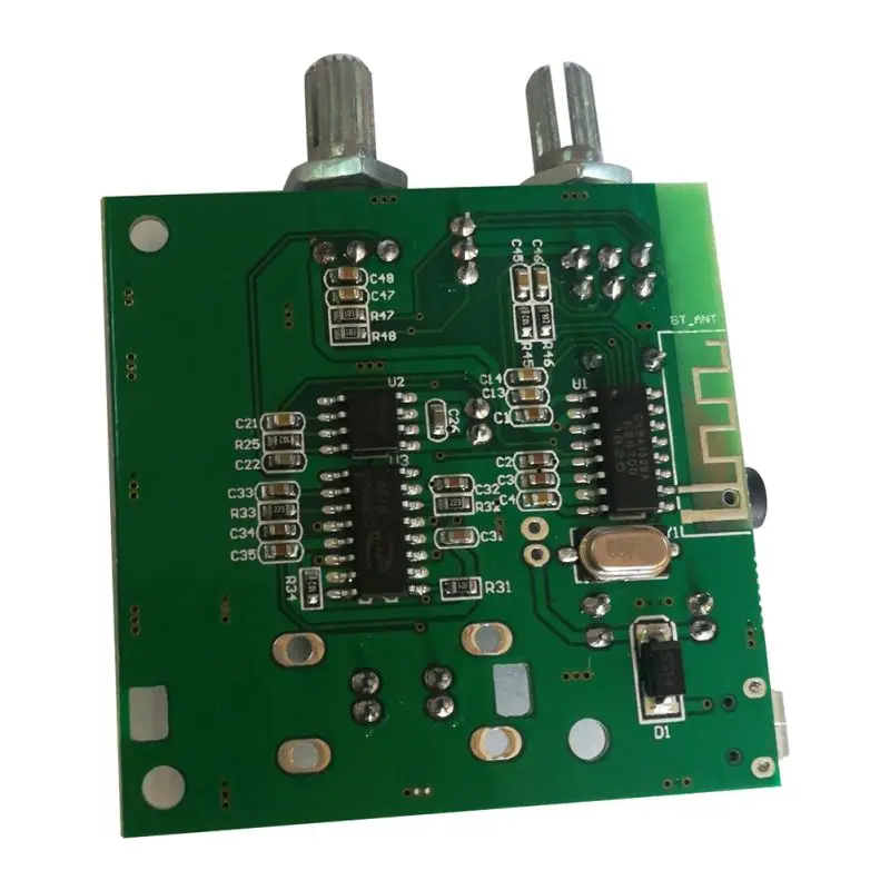 5V 2,1 канальный усилитель доска цифровой звуковой модуль для Bluetooth Полный тон бас Динамик