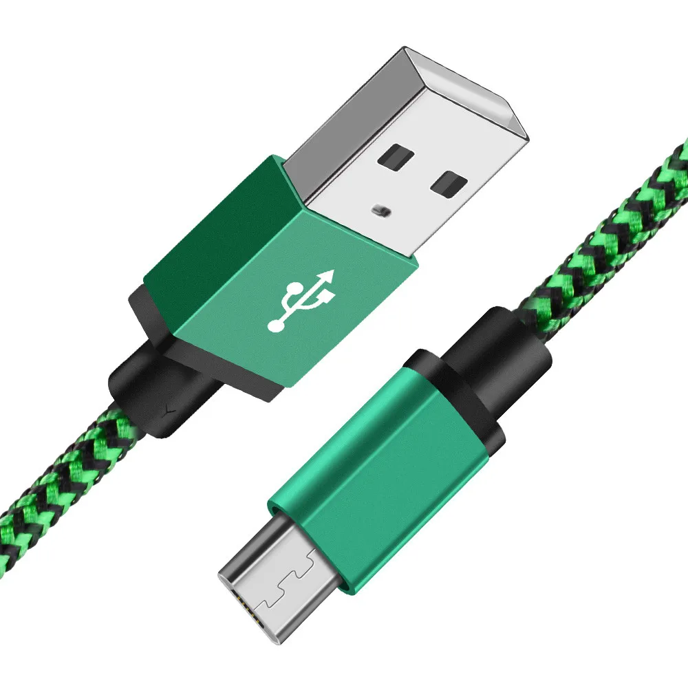 1/2/3 м Микро usb-кабель телефон Android Зарядное устройство кабель для зарядки Micro USB зарядка через usb провод шнур для Xiaomi Redmi 5 Plus, 8, 7, 6 6A S2