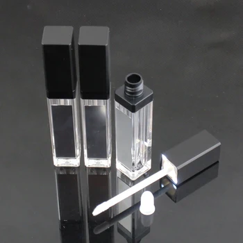 

DHL 7.5ml Square Lip Gloss Tube Empty Lip Gloss Bottle With LED Light Mirror Clear Cosmetic Containers Makeup Tools 200pcs