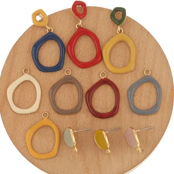 

Cordial Design Clearance 50Pcs Paint Loop Charms/Limited Quantity/Jewelry Accessories/Jewelry Making