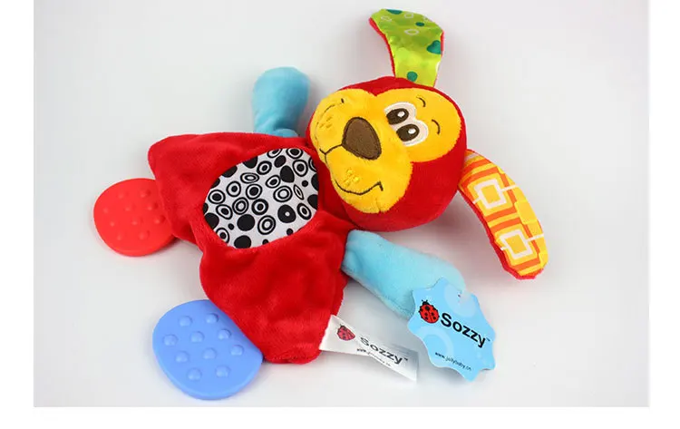 Baby Toys Preferred Appease Towel Toy Infant Baby Playmate Calm Doll Baby Rattle Dog Lion Girl Free Shipping SZ13