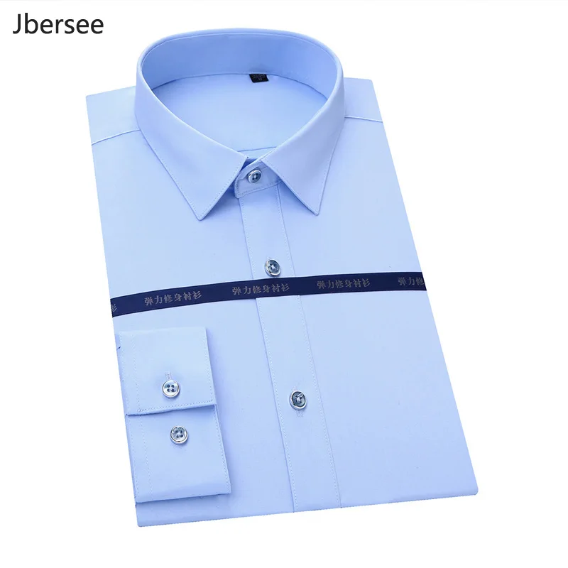 Мужские рубашки, весна-осень, с длинными рукавами, обтягивающий официальный, Деловой, Повседневный, для свадебной вечеринки, мужские рубашки, уличная одежда