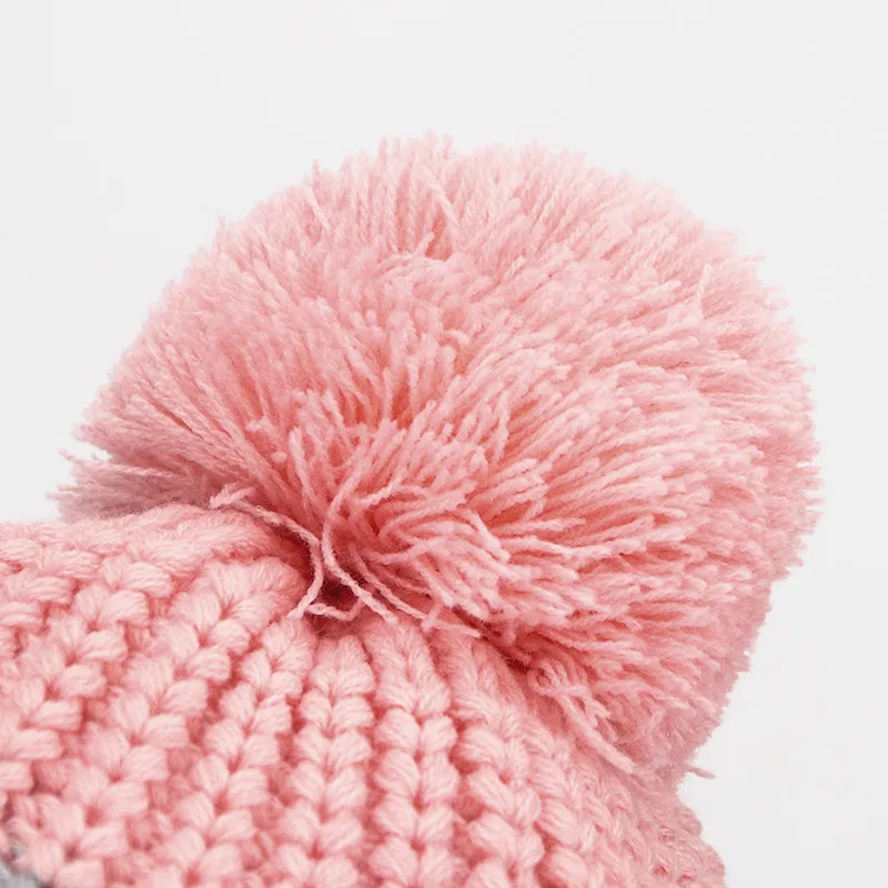 Зимние шапочки Skullies, Корейская версия теплых наушников, шерстяная шапка, зимняя шапка для езды на велосипеде, дикая холодная защита шеи, вязаная шапка