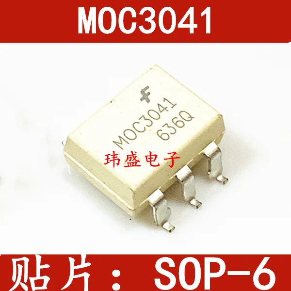 10 шт./лот MOC3041 SOP6 MOC3041SRM высокое качество