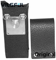 Two Way Radio Leather Carry Case Holster for Motorola XiR P8660 Walkie Talkie