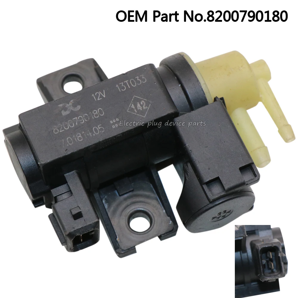 Solenóide de Controle Boost para Renault Válvula Genuíno Turbo Trafic Vauxhall Vivaro Mercedes-benz C-class W205 c 200 8200790180 2 Válvula solenóide de controle genuíno 8200790180 turbo