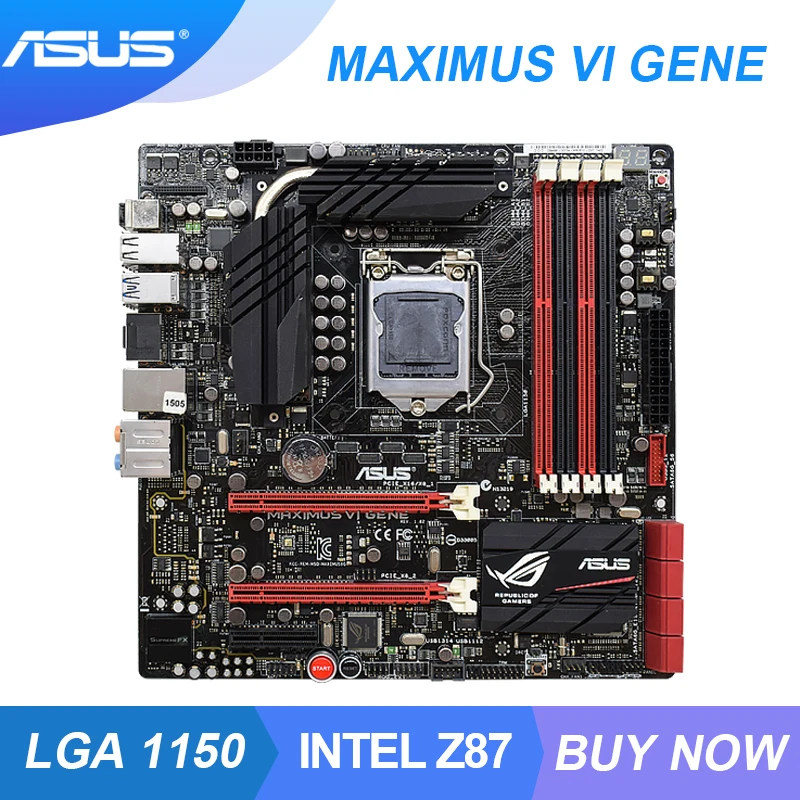 Материнская плата ASUS ROG MAXIMUS VI Z87 материнская 1150 DDR3 32 Гб 2133 МГц PCI-E 3 0 USB3.0 Core i7 4790K i5