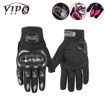 

motorcycle gloves biker moto motorcross full finger man women motorcycle bicycle cycling waterproof glove Non-slip Velcro gloves
