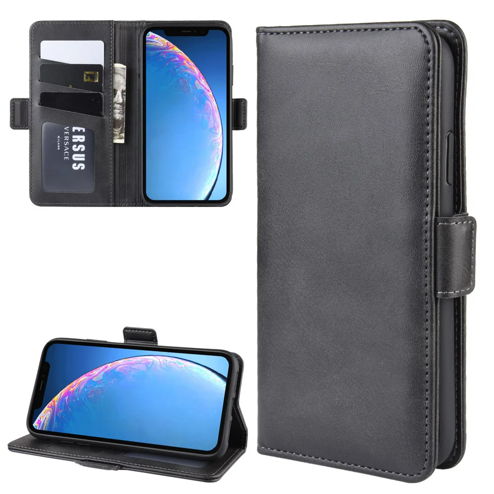 

DUSH Leather Flip For iPhone 11/11pro/X/XR/XS Max Phone Magnet Cover Case Wallet Case For iPhone 7 Card Pocket
