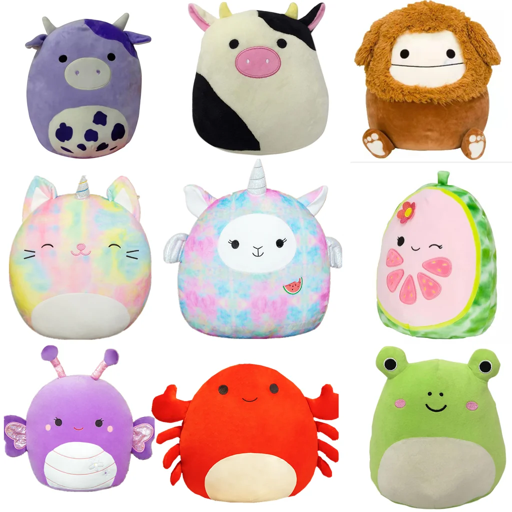 Игрушка плюшевая розовая Axolotl милое животное осьминог лягушка пчела мягкая