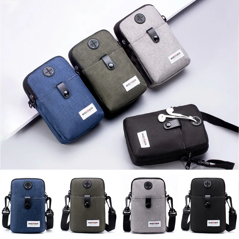 

drop shipping Men's Casual bag Outdoor travel Crossbody Shoulder bag Cell Phone Bag Travel Purse Phone Pouch