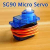 Mini Servo 9g SG90 pour avion, TCP 4X électronique intelligent Rc, 1.6KG, pour avion 6CH rc, hélicoptère kds esky align ► Photo 3/6