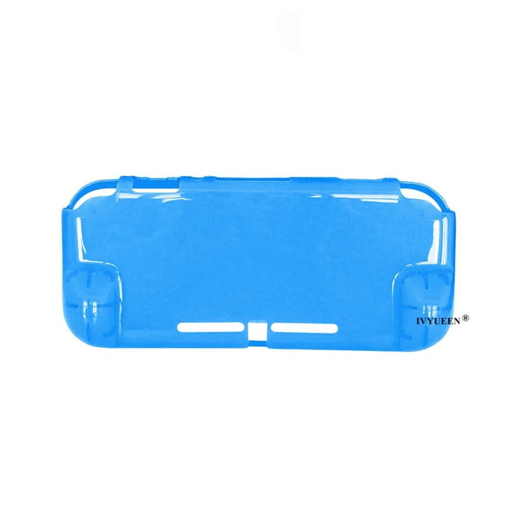 Clear Blue IVYUEEN Protective Shell for Nintend Switch NS Lite Console Handle Grip Cover for NintendoSwitch Mini TPU Protector Case - Цвет: Clear Blue