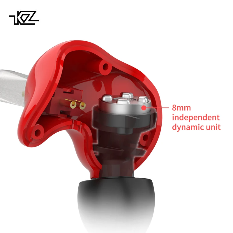 ZS3E DD Hifi unit sport in ear dynamic headset earphone noise drive cancel headset No Mic Detachable cable KZ ZS10 KZ AS10