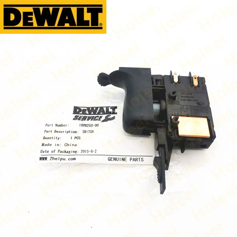 Switch 1006250-00 For Dewalt D25003k Dwd112s Dwd112 D21721k 