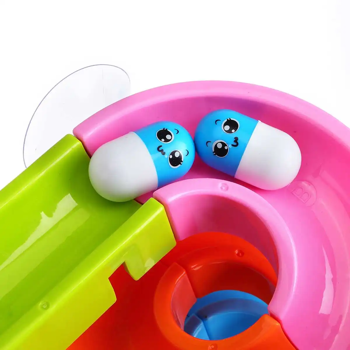Детские Игрушки для ванны на присоске, мраморные гоночные орбиты, трек для детской ванной, ванна, игровая игрушка для душа, игры для бассейна, инструменты
