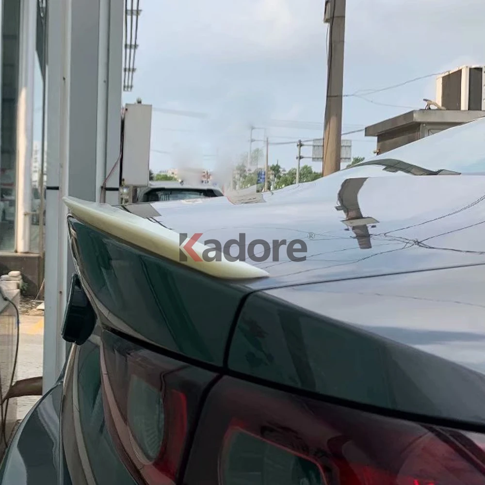 Для Mazda 3 M3 Axela Sedan из углеродного волокна, спойлер на заднюю крышу багажника, задний крыло, губы, бампер, накладка, аксессуары