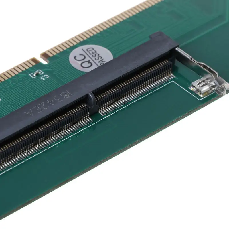 DDR3 SO DIMM to Desktop Adapter DIMM Connector Memory Adapter Card 240 to 204P Desktop Computer Component Accessories