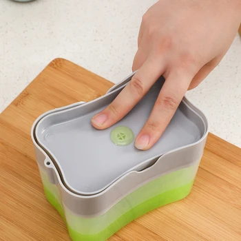 

2 in 1 Automatic Soap Dispenser Hand Press Liquid Soap Pump for Kitchen Bathroom Shampoo Lotion Shower Gel Foam Bottles