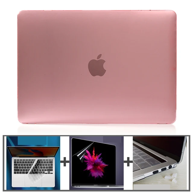 laptop case Crystal Hard Laptop Case For macbook air 13 case A2179 A2337 For macbook pro 13 Cover A2289 A2159  Air13 M1 New case Pink