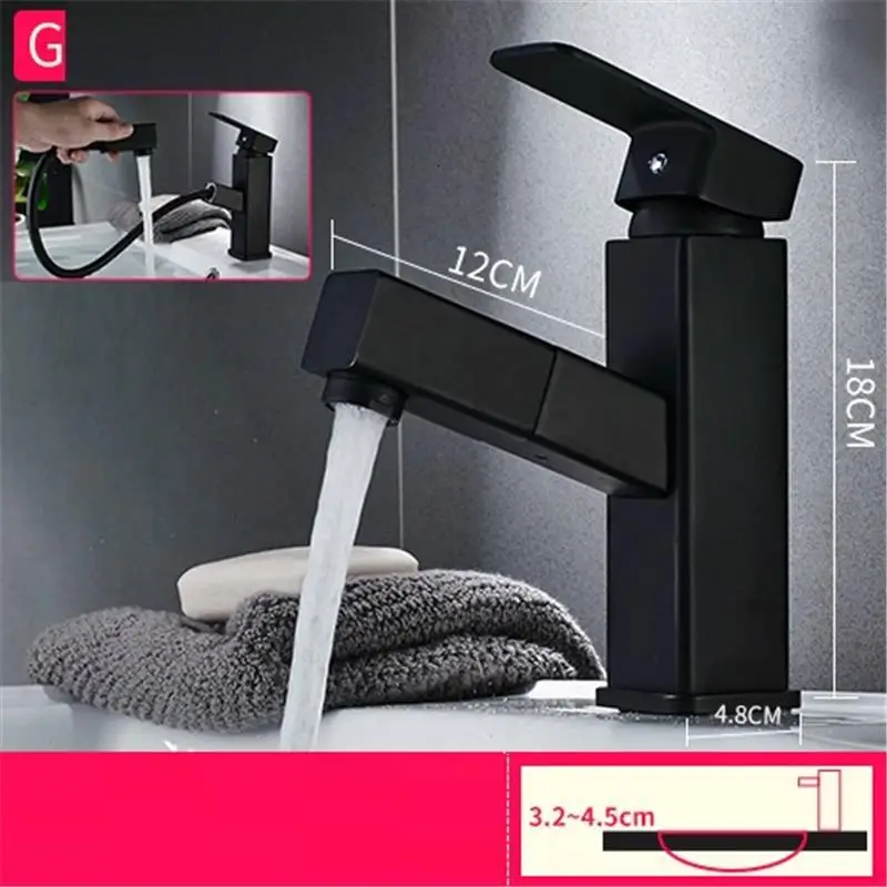 Tap Kran Rubinetto Bagno Waterfall Preta Basin Cuba Robinet Salle De Bain Grifo Lavabo Banheiro Torneira Bathroom Sink Faucet