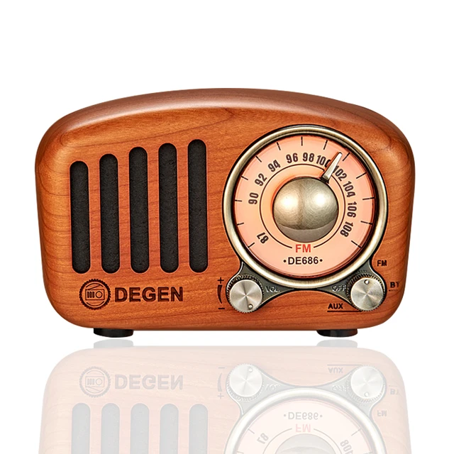 Dropship 5 Core Portable Radio AM/FM Classic Vintage Battery