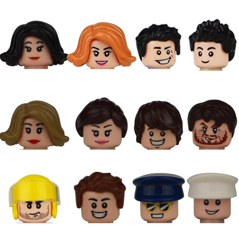 Mini Action Figures Human Building Block Toys Boys Girls City Men Doctors Nurse Monkey Figures Toys Mini Tools Packs Kids Gifts