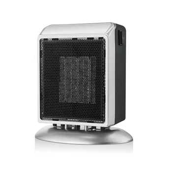 

Small Ceramic Space Heater Electric Portable Heater Fan with Adjustable Thermostat and Overheat Protection UK Plug