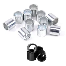4/8 Pcs 10mm Long Alloy Bearing Spacer For Scooter Or Skateboard Four-Wheels Inner Diameter 8mm ID Double Rocker Sleeve Holder