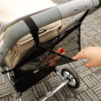 

Stroller Storage Bag Stroller Net Hanging Bag Infant Mesh Bottle Diaper Pocket Holder Baby Stroller Organizer Accessories