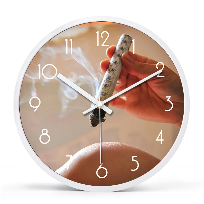 Style 1 Creative Wall Clock Silent Metal Big Beauty Salon Club Health Clock Modern Mute Large Hanging Table Montre Murale Decor SC223 - Цвет: Style 1