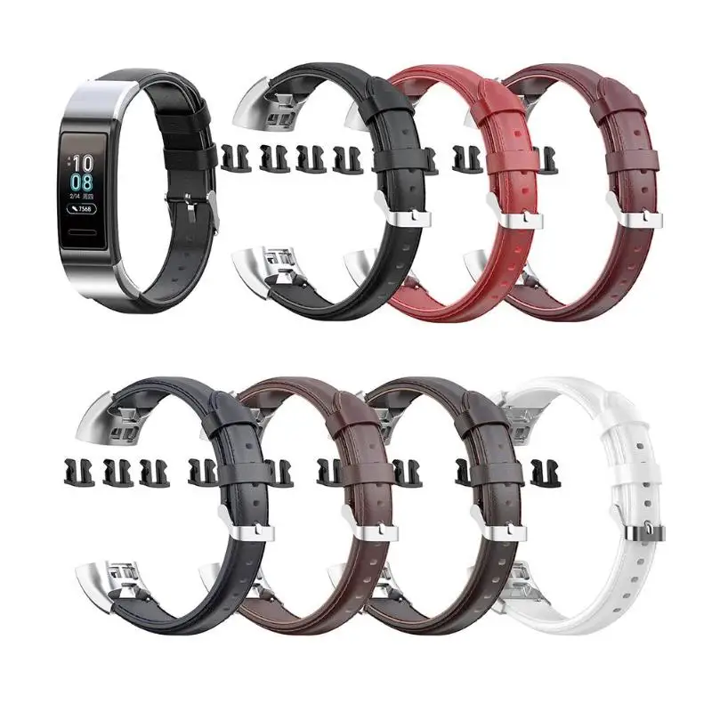 Синтетический кожаный сменный браслет на запястье для huawei Band 3 3 Pro TER-B09 TER-B29 аксессуары