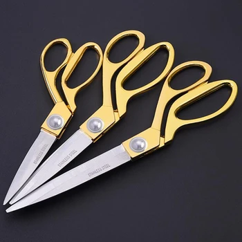 

Professional Sewing Tailor Scissors Cutting Scissors For Fabric Needlework Exquisite Stainless Steel Dressmaker Shears Scissors