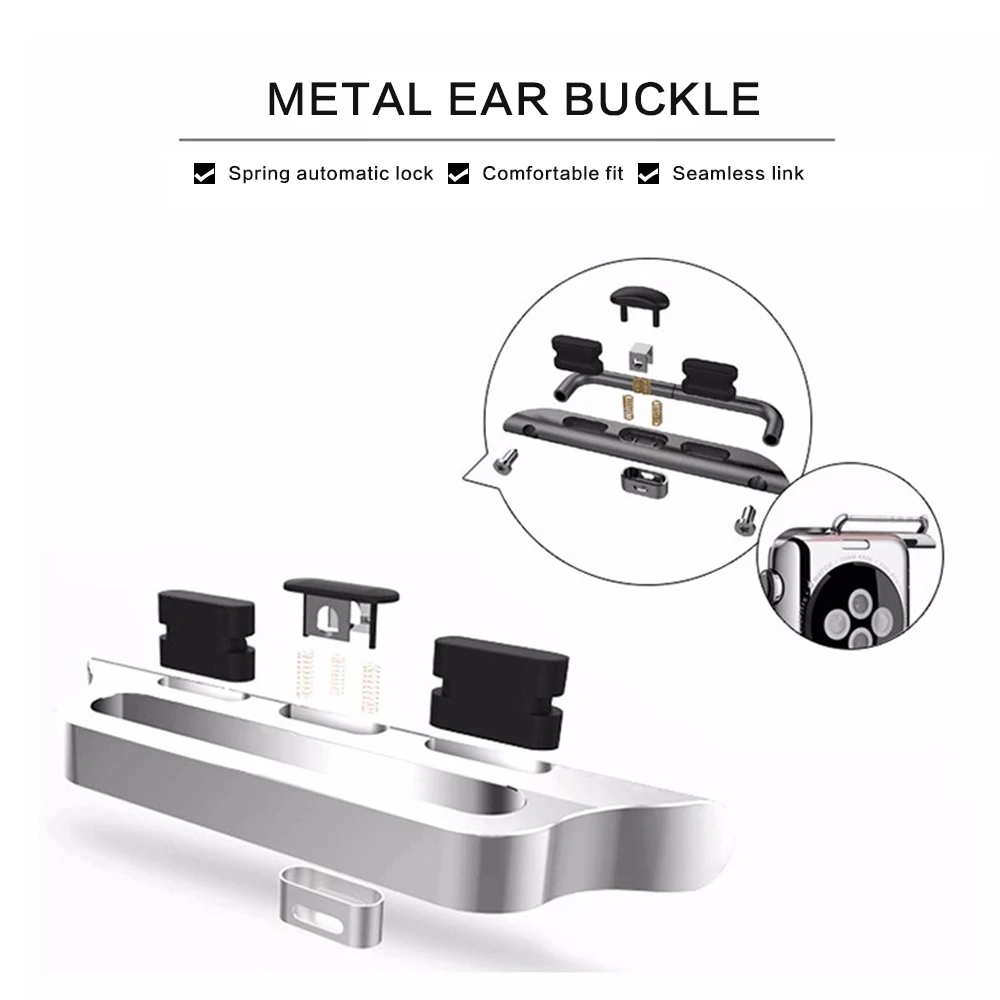 Adapter-connector-For-Apple-Watch-band-series-5-4-3-2-1iwatch-strap-42mm-38mm-44mm