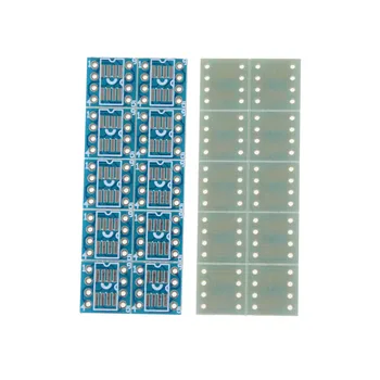 20 sztuk partia zestaw płyt PCB SOP8 SO8 SOIC8 TSSOP8 MSOP8 do DIP8 Adapter konwerter płyta złącze tanie i dobre opinie CN (pochodzenie) Interposer board pcb Board Adapter Plate